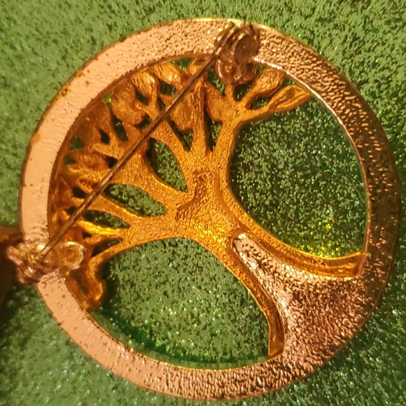 Vintage tree pin - Picture 4 of 5